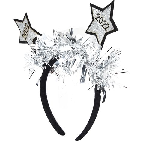 Niedlicher sternförmiger Weihnachtshaarreif, bruchfest, sternförmiges Stirnband für FestivalSilver 2022 (1/5)