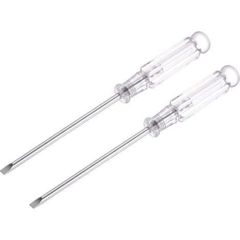 CCYKXA Mini Slotted Screwdriver, 5.0mm Flat Head 135mm Length for Small Appliance Repair, 2 Pcs (1/4)