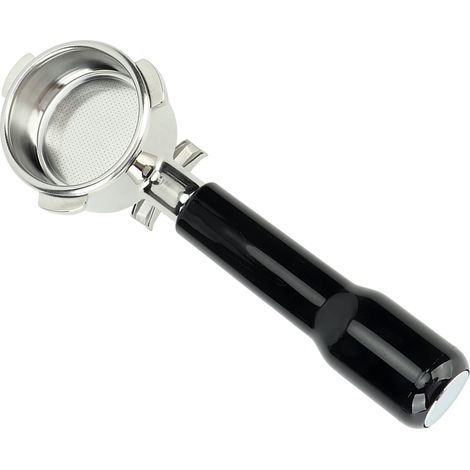 Filtre à café 54 mm, double flux, pour machines à café Breville 870 880 C2, en plastique noir (1/5)