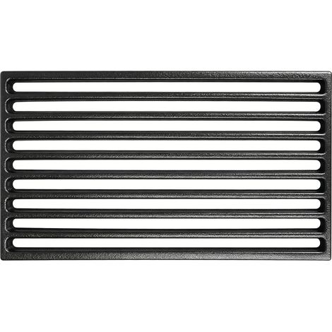 Grille en fonte pour cheminée 16 x 28 cm en fonte massive, grille à cendres pour de nombreux poêles à bois, fours, 1 pièce (1/5)