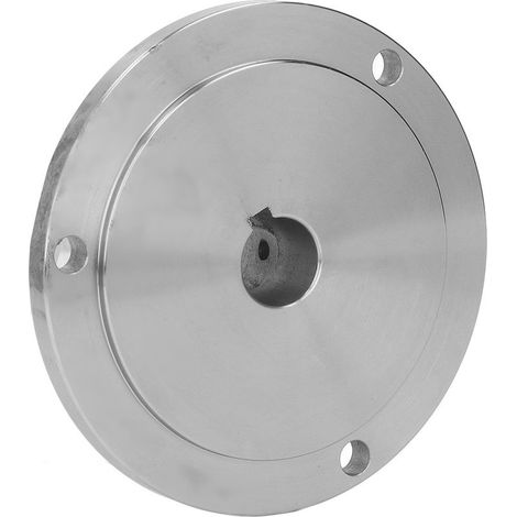 Planscheibe aus Manganstahl für Drehmaschinen, 3 Bohrungen, 130 mm, für K11-130, K12-130, K72-130, 20-mm-Spannfutter (1/5)