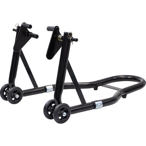 BIKETEC PRO Béquille de roue avant de moto noire
