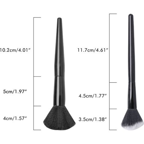 Kit de 2 brosses de nettoyage pour l'intérieur et l'extérieur de votre voiture : roues, grilles d'aération, compartiment moteur, sièges et tableau de bord. (1/5)