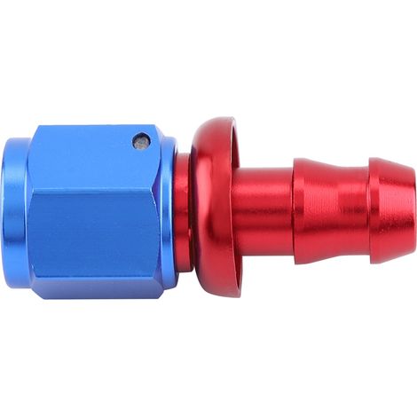 Embout mâle droit AN6 pour durite huile gaz carburant Push-On Twist-Lock (1/5)