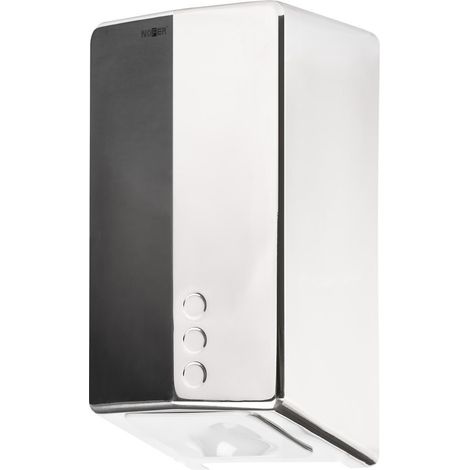 Sèche-mains électrique sans contact FUGA EVO 220-240V, 800W, 164x327x151mm, capteur laser, acier inoxydable brillant (1/2)