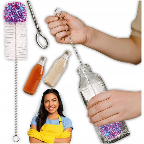 Cepillo para botellas Sodastream, vasos, Nightingale, limpieza, punta suave. (1/5)