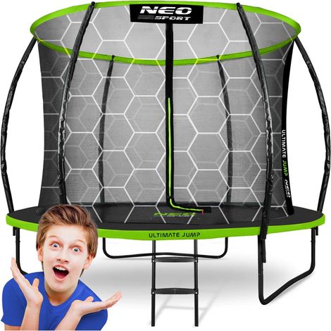 Trampolín 252 cm - con red de seguridad 252 cm - Perfil 8ft - Neo-Sport
