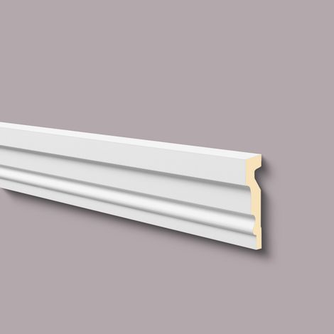 Telaio della porta NMC MA10 DOMOSTYL Noel Marquet modanatura per facciata contorno finestre profilo di facciata design moderno bianco 2 m