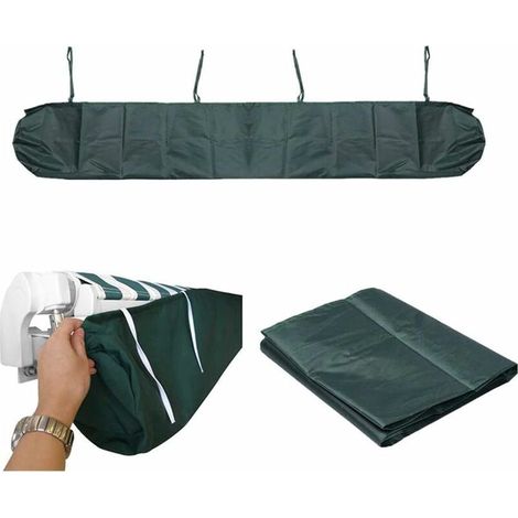 Housse salon de jardin　De Terrasse De Rangement Housse Auvent Verser/Abri/Tonnelle - Protection La Neige Anti-poussiere en Imperméable étanche Contre Hiver, Jardin De Auvent Verser (Vert,3.5m) (1/4)