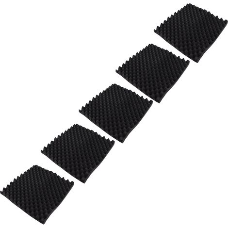 5 panneaux acoustiques mousse studio calage insonorisant réduction bruit, matériaux insonorisants pour salle (1/5)
