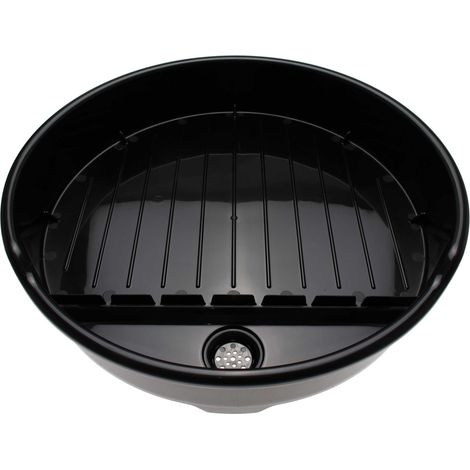 Bgs Cubeta de recogida de aceite negra funcional 20 L