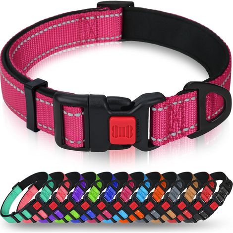 Taglory Collier Chien Réfléchissant Réglable Anti-Fugue pour Petits Chiens (1/5)