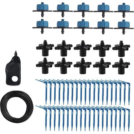 Drip Irrigation Potted Plant Watering Kit Automatic System Arrow Hose Accessories 20m for Gardening (1/5)