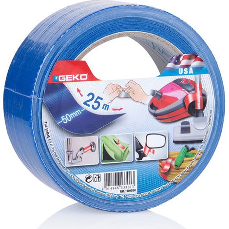 Cinta adhesiva de lona azul 50mmx25m - Geko