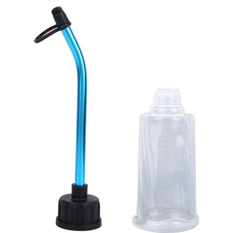 Nachfüllflasche für Nitro-Motoren mit Aluminium-Einfüllstutzen für RC-Modellautos, 250 ml, Weiß (1/5)