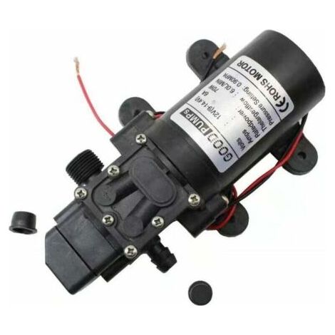 Pompe à eau à membrane haute pression DC 12V pompe électrique auto-amorante pour caravane bateau nettoyage lavage et irrigation de jardin (1/3)