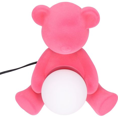 Lampe de table LED décorative mignonne à 3 couleurs en forme d'ourson, rose, prise CN 220V, veilleuse pour enfants (1/5)