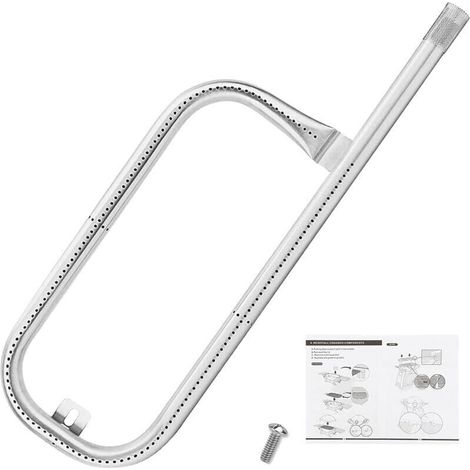 43 cm Brennerrohr-Zubehör für Weber Q100 Serie Q100 Q120 Q1000 Q1200, Weber BBQ Ersatzteil 41657, Edelstahlrohrbrenner 304, Teilenummer 69957, 1 Stück