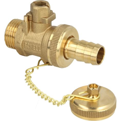 Robinet à bille F+E 1/2'' avec capuchon en laiton