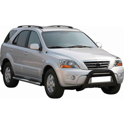 Pare-buffle Avant pour Kia Sorento 2006-2009 63 mm en Acier Noir (1/5)