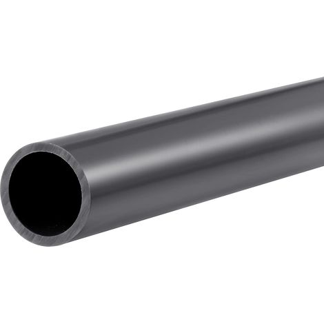 Tuyau Rigide en PVC Rond Tube PVC 16mm Diamètre Interne 20mm Diamètre Externe 0.35m Foncé Gris Haut Impact pour Eau Tube Artisanats (1/5)