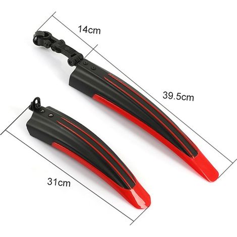 Ensemble de garde-boue réglables pour pneus de vélo de montagne et de route, garde-boue avant/arrière (1/5)