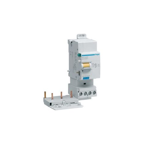 bloc différentiel - 3 phases + neutre - 25a - 300 ma - type ac - hager bfc425f (1/5)