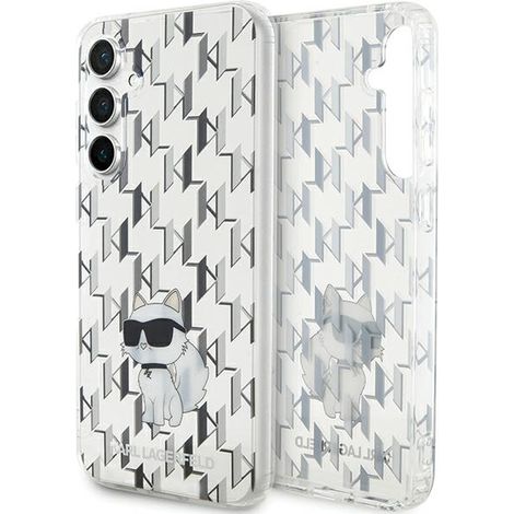 Karl Lagerfeld KLHCS23FEHNCMKLT S23 FES711 custodia rigida trasparente Monogram Choupette (1/5)