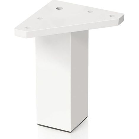 PATA MESA BLANCO ABS - 40X100 MM (1/2)
