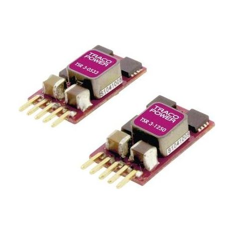 TracoPower TSR 3-1250 Convertitore DC/DC da circuito stampato 12 V/DC 6 V/DC 3 A Num. uscite: 1 x Contenuto 1 pz.