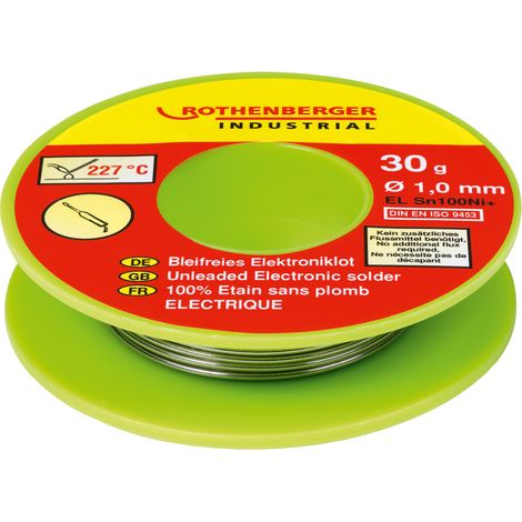 ROTHENBERGER Industrial Soldadura electrónica sin plomo 30g - 1000002348