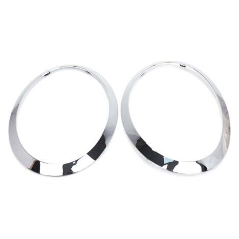 Zoternen Anneau de garniture de phare de remplacement, 2 pièces, pour BMW MINI COOPER F55/F56/F57 2014-2021 OEM 51137300631, 51137300632, 51712355791, 51712355798