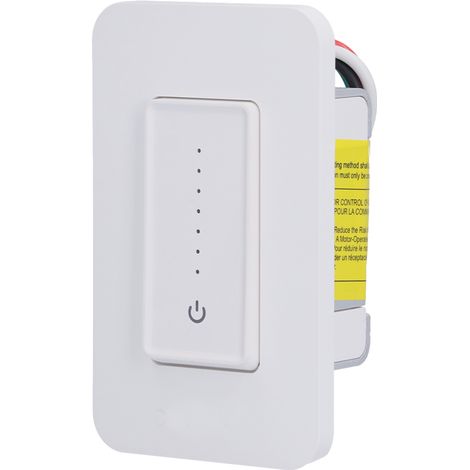 Variateur de lumière intelligent WiFi avec télécommande et commande vocale pour application Tuya/Google Home 120 V (1/5)