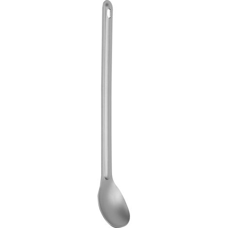 Ensemble de couverts en titane léger à long manche (cuillère-fourchette) pour le camping en plein air (1/5)