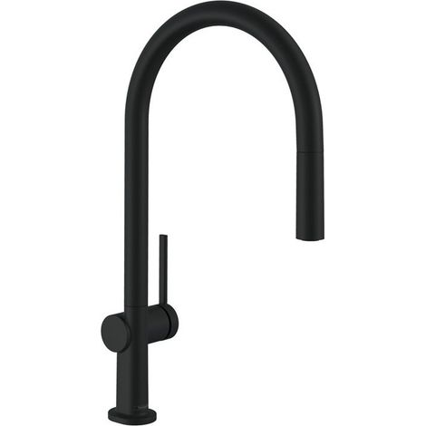 mitigeur de cuisine 210,avec douchette extractible 1 jet, sBox noir mat
