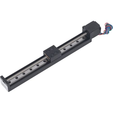 Actionneur coulissant de guidage sur Rail linéaire, course de 200mm, précis, 28 pas à pas, vis de Type T T6x4, Table coulissante CNC