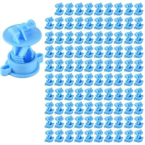 100 Isolateurs de ClôTure Électrique Impulsion Pièces Accessoires Poteau Moyen