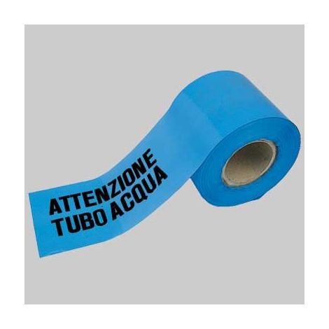 NASTRO AVVERTITORE INTERINOX PER TUBAZIONI SOTTOSUOLO - Blu-acqua