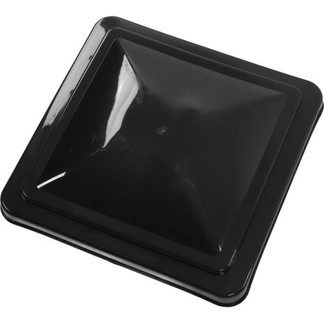 Capot d'aération pour toit de camping-car, couvercle de ventilation pour caravane et fourgon, pièce de rechange noire compatible Ventline, aération de toit robuste pour VR et camping-car. (1/5)