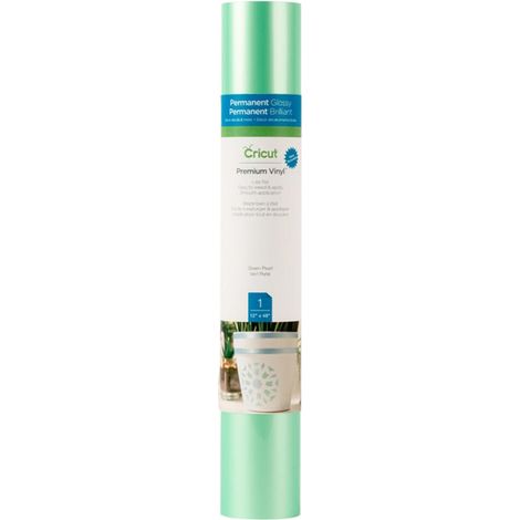 Vinyle Permanent - Rouleau de vinyle adhésif - Compatible avec toutes les machines de découpe, Vert, 30.5 cm x 1.2 m (12 x 48) (1/2)