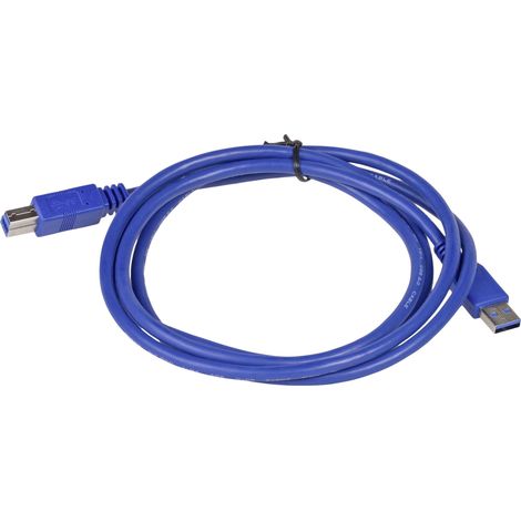 Akyga Câble USB USB-A mâle, USB-B mâle 1.80 m noir AK-USB-09 (1/2)