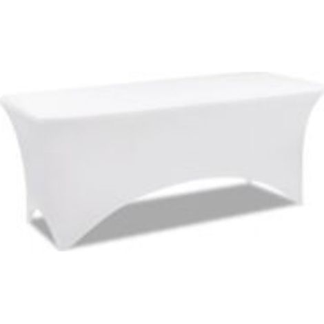 White cover for folding table 183X75X75 CM (1/5)