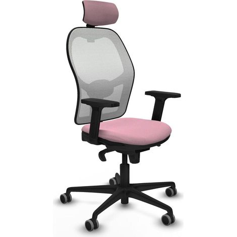 Piqueras y Crespo Jorquera chaise bureau rose ergonomique
