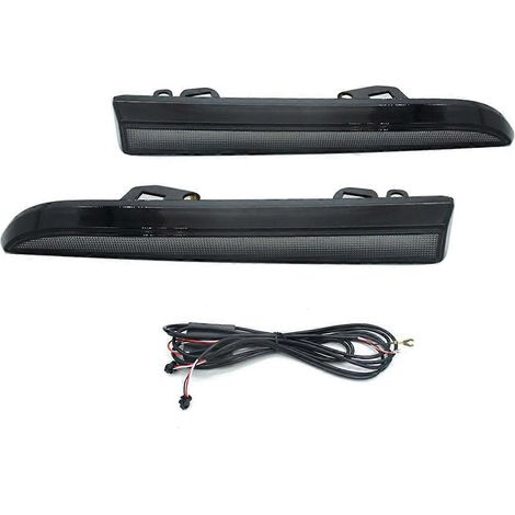 LED-Frontpositionsleuchten, Tagfahrleuchten für Fahrzeuge, weiße Seitenbeleuchtung, Blinklicht, universelles Tagfahrlicht, direkter Ersatz, hohe Helligkeit. (1/5)