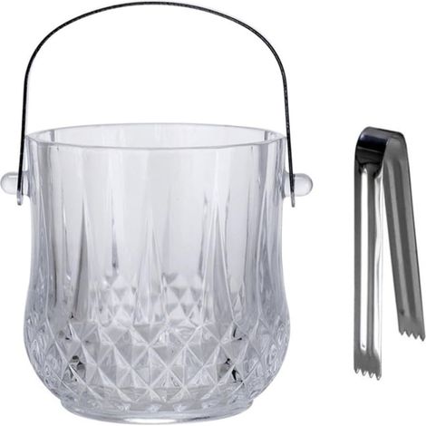 Seau à Glace en Verre avec Poignée en Acier Inoxydable 1 Set (1/5)
