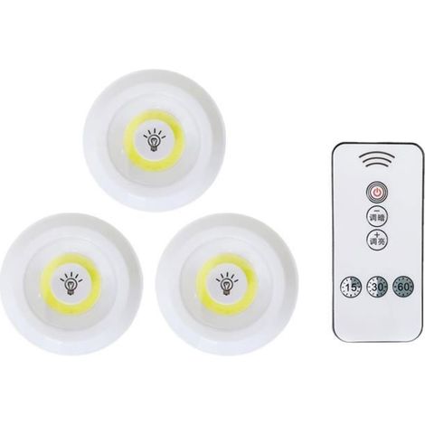 Lampe de Placard - LED - 3 Pack - Sans Fil - Tactile - Télécommande ENEVAOCT (1/4)