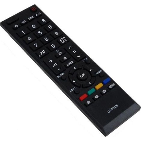 Télécommande - TOSHIBA - CT-90326 - Compatible - Noir - Simple