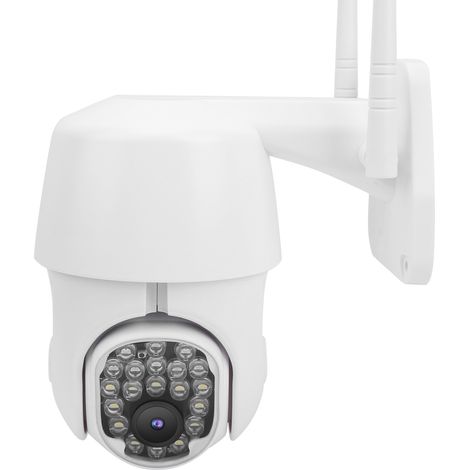 Caméra HD 1080p avec 20 LED, Wi-Fi, suivi intelligent, vision nocturne couleur, dôme pour la protection de votre domicile, prise 100-240 V. (1/5)