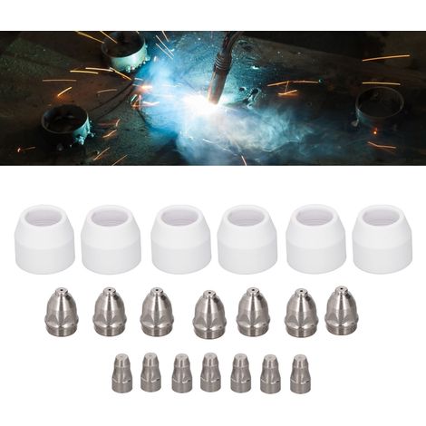 Kit de 20 électrodes pour torche de découpe P80 et pièces consommables pour torche de découpe plasma (1/5)