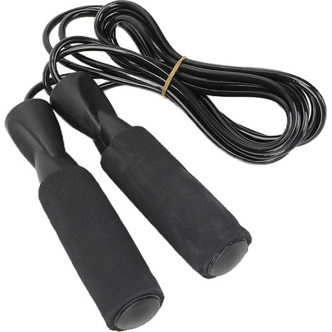 Corde de saut de fitness Unisexe, corde à sauter de compétition réglable pour intérieur et extérieur, pour le fitness, l'exercice à domicile et le corps mince (1/5)